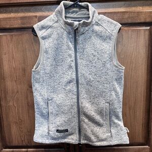 Simply Southern Gray Fleece Vest Women’s Size S | Cozy Full Zip‎ Outerwear